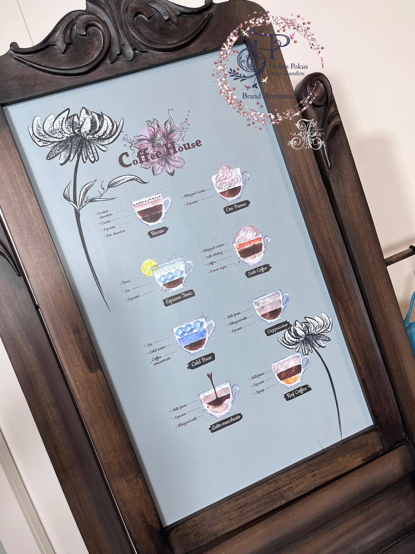 Hokus Pokus - Decor Transfer - Large Cut Into 4 Sheets - My Kitchen Rules 37x23"