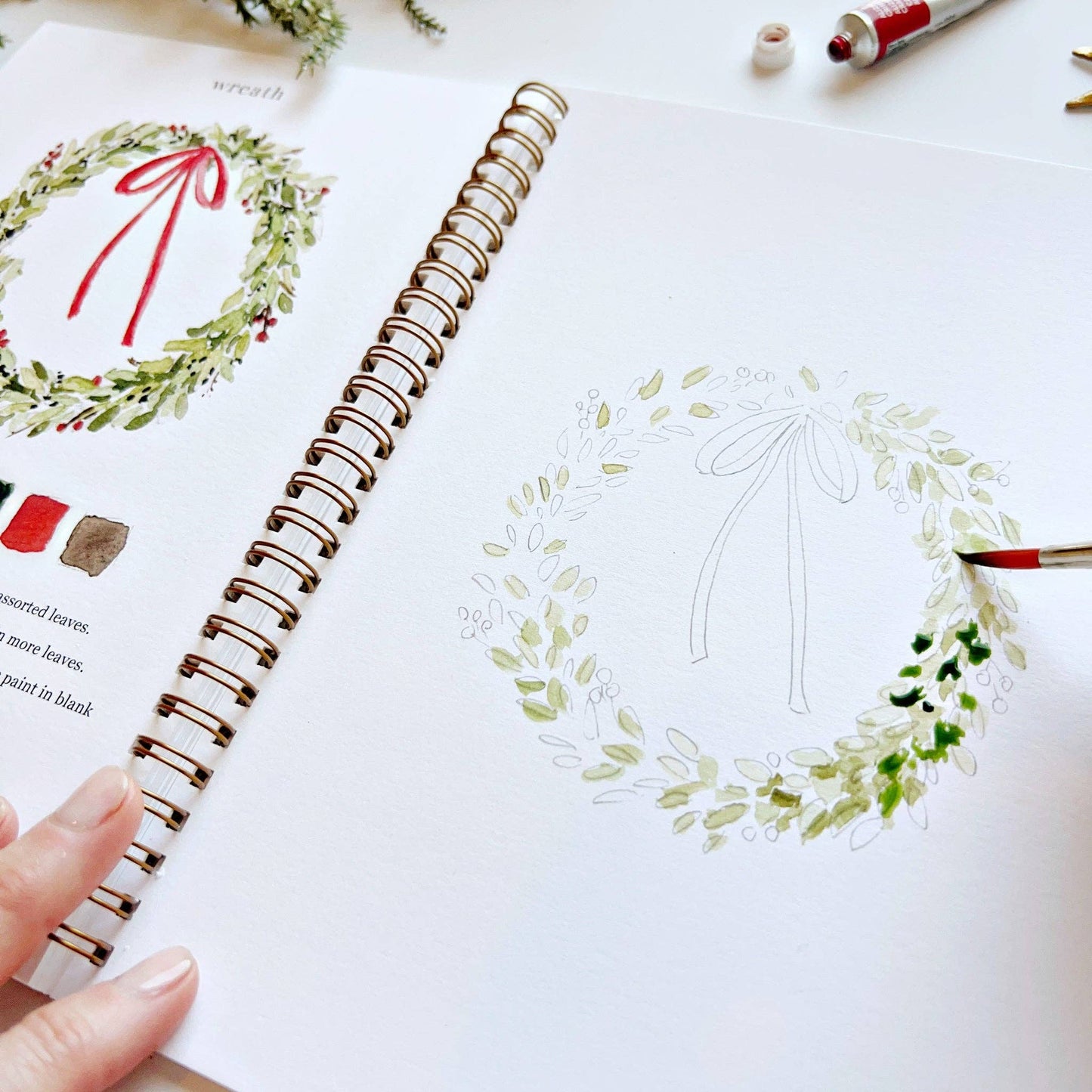 Emily Lex Studio - Watercolor Workbook Christmas