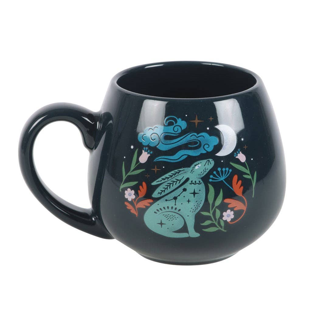 Something Different Wholesale Mystical Midnight Hare Rounded Mug