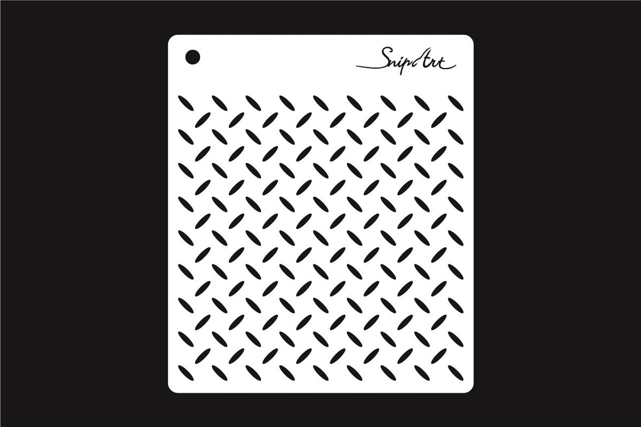 Snapart : Industrial Factory Metal Stencil 5.7x6.6"