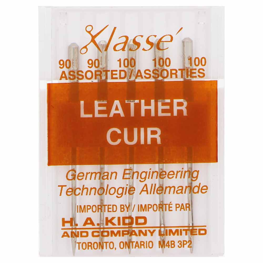 Klasse - Leather Needles Cassette - Assorted Sizes 90/40, 100/16