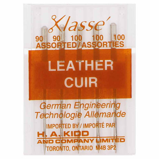 KLASSE´ Leather Needles Cassette - Assorted Sizes 90/14,