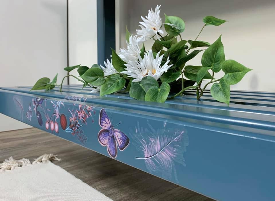 Hokus Pokus Decor Transfer Oiseau Rose