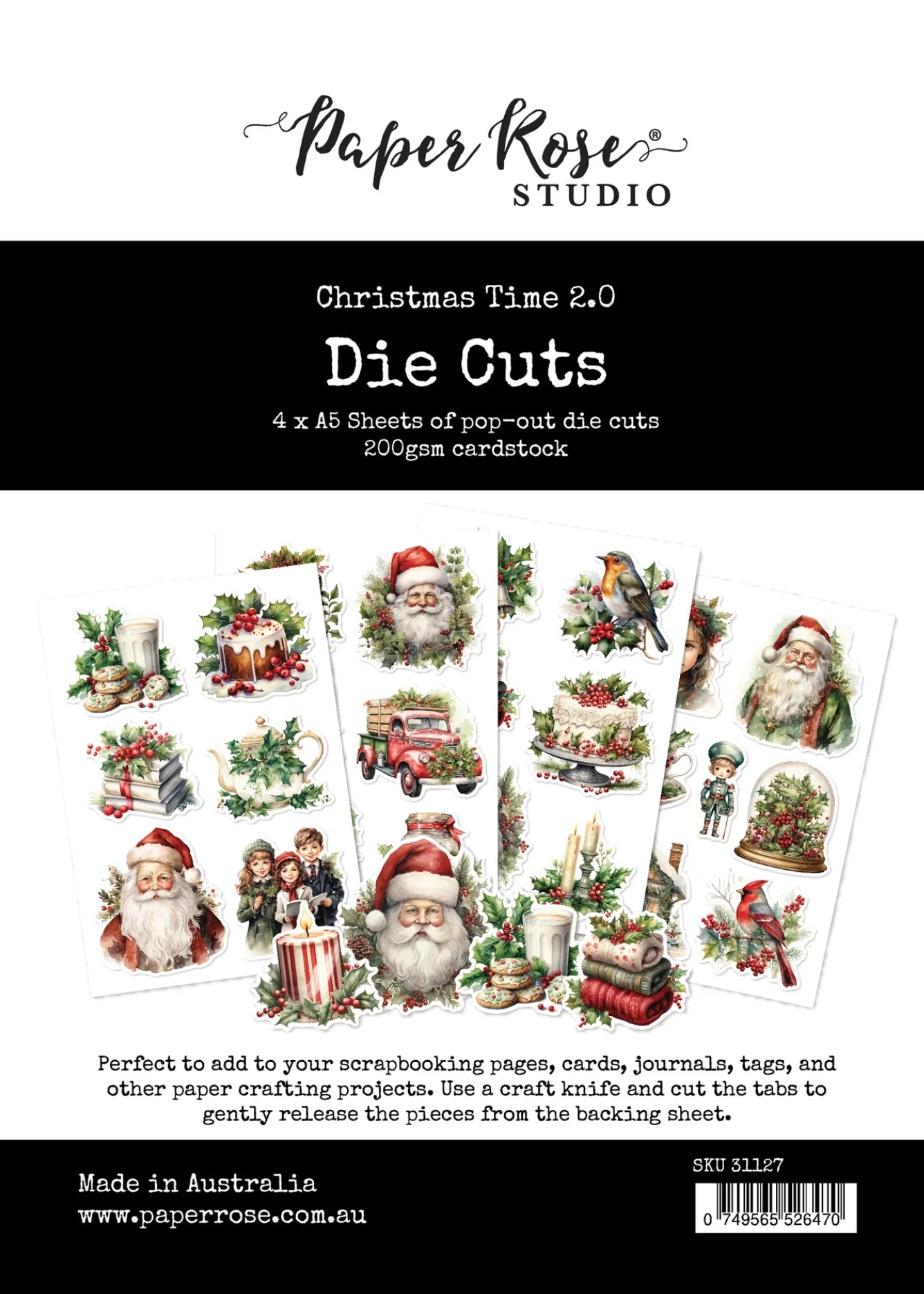 Paper Roses Studio Christmas Time 2.0 Die Cuts