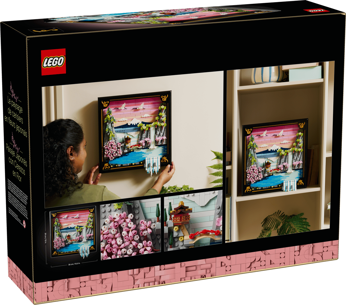Lego Art : Japanese Cherry Blossom Landscape
