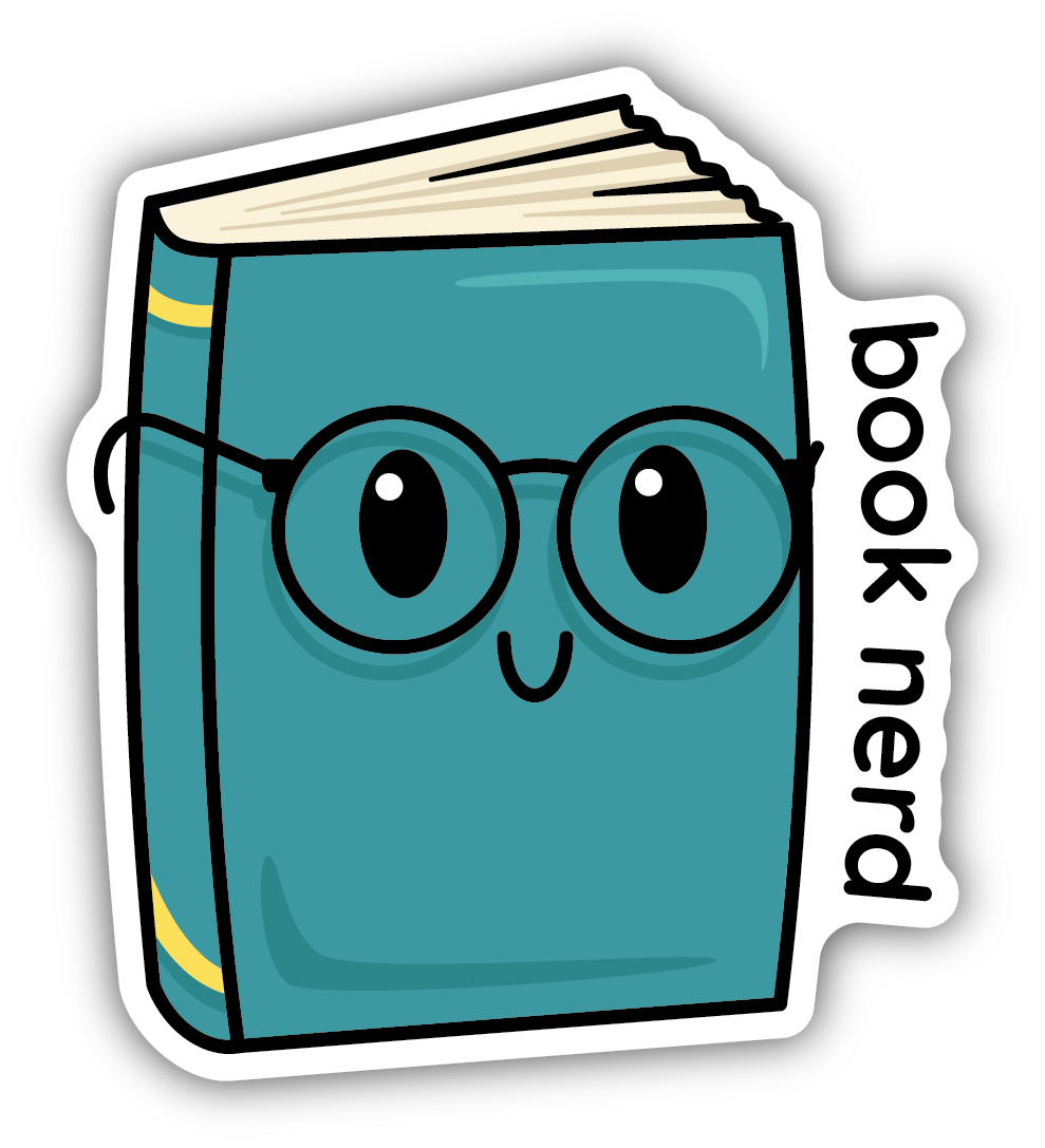 Book Nerd Sticker