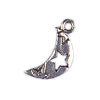 PENDANT-MOON W/CUT STAR PEWTER LEAD & NICKEL FREE