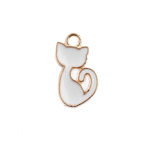 Sweet & Petite Charm - Retro Cat : 10 Pack