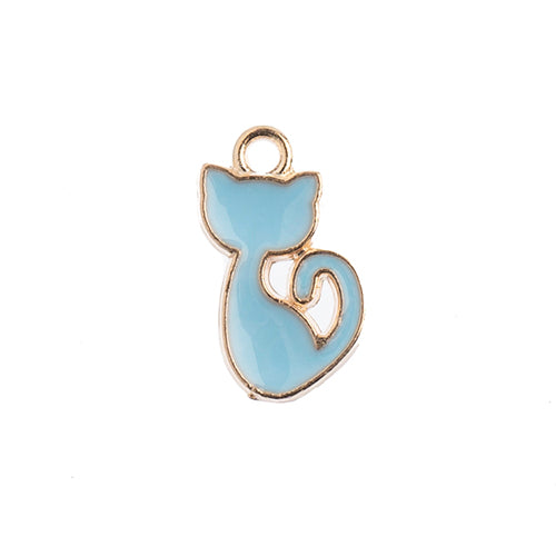 Sweet & Petite Charm - Retro Cat : 10 Pack