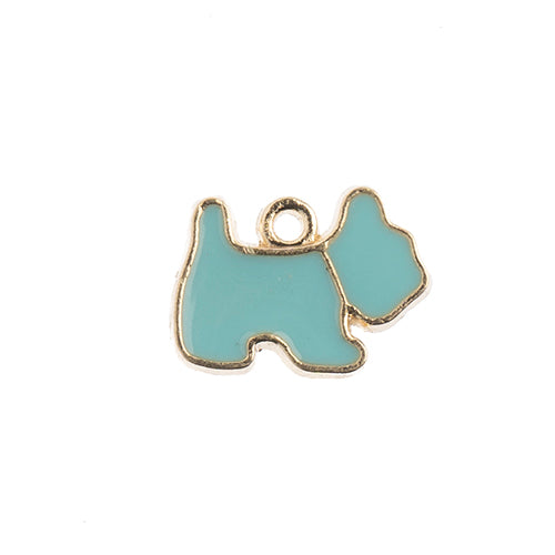 Sweet & Petite Charm - Scottie Dog 10pcs