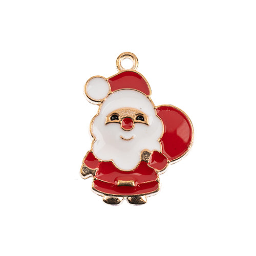 Sweet & Petite Holiday Charms 23x17mm Santa 8pcs