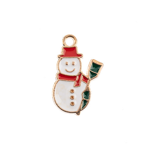 Sweet & Petite Holiday Charms 21x13mm Snowman 8pcs
