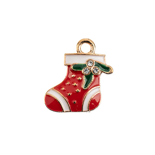 Sweet & Petite Holiday Charms 18x17mm Stocking 8pcs