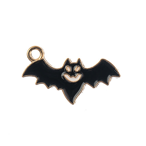 Sweet & Petite Halloween Charms 23x12mm Bat 10pcs