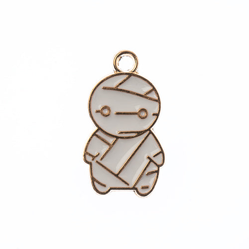 Sweet & Petite Halloween Charms 21.5x12mm Mummy 10pcs