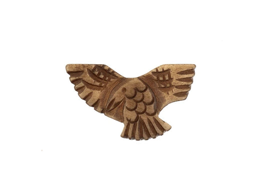 Bone Eagle Flying Pendant 3pcs 1.18x1.97in Beige/Brown work