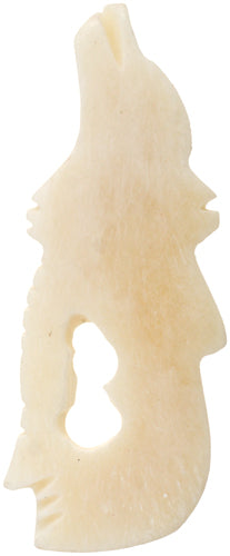 BONE WOLF 2" IVORY Worked on Bone