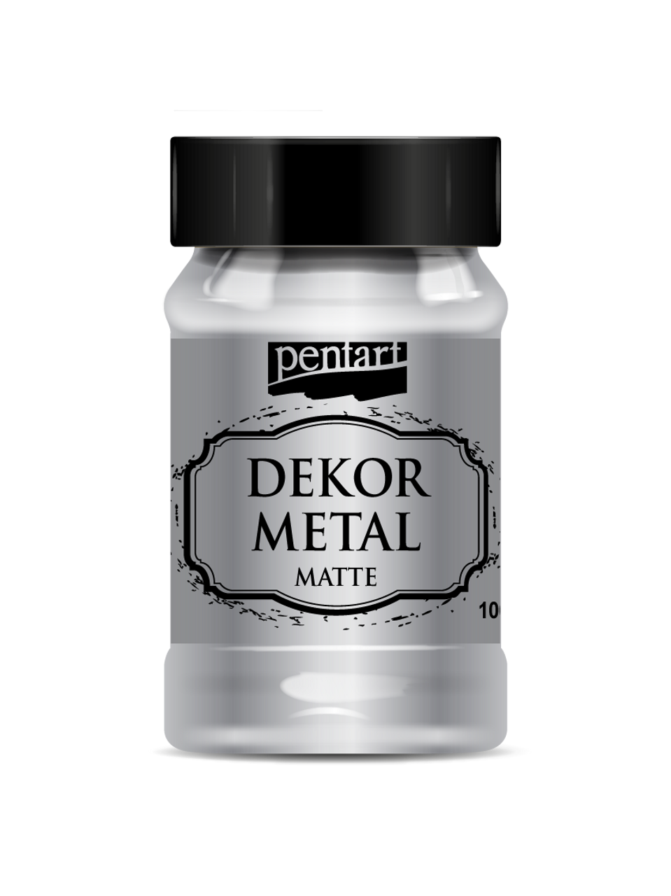 Pentart : Dekor Metal Matte Acrylic Paint 100ml - Colour Variety