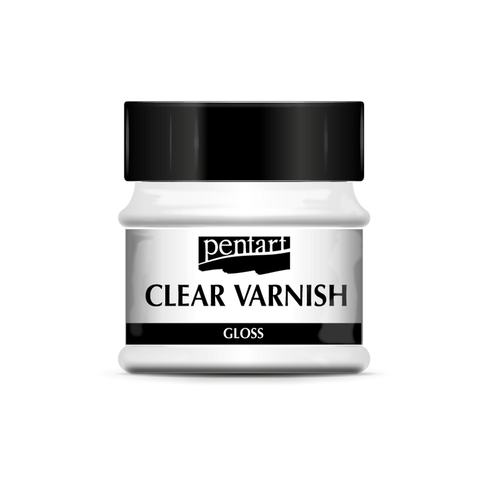 Pentart Clear Varnish Gloss - Solvent Based 50ml, 100ml