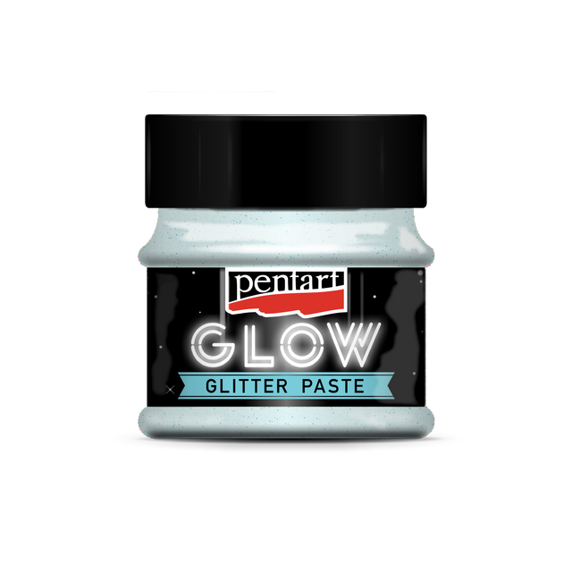 Pentart Glow Glitter Paste - Colour Variety 50ml