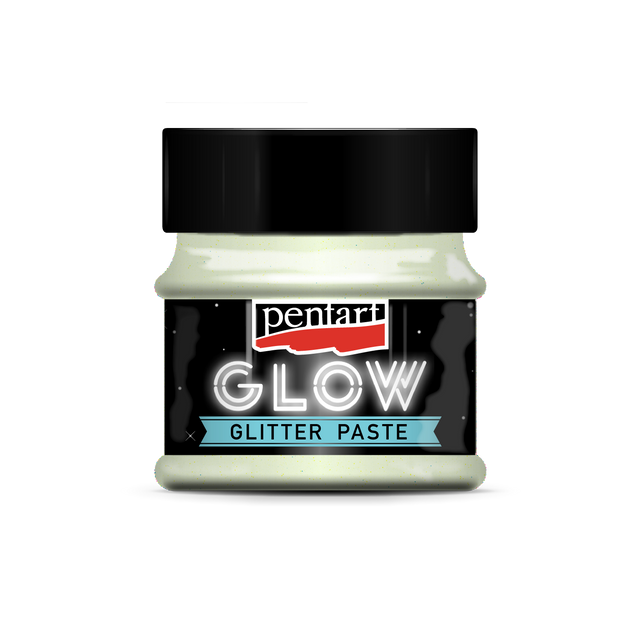 Pentart Glow Glitter Paste - Colour Variety 50ml