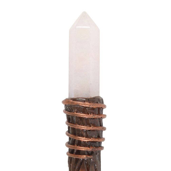 Something Different Wholesale Thin Energy Clearing Aura Quartz Crystal Wand