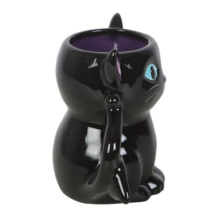 Something Different Wholesale Cute and Creepy Gothic Bat Cat Halloween Mug