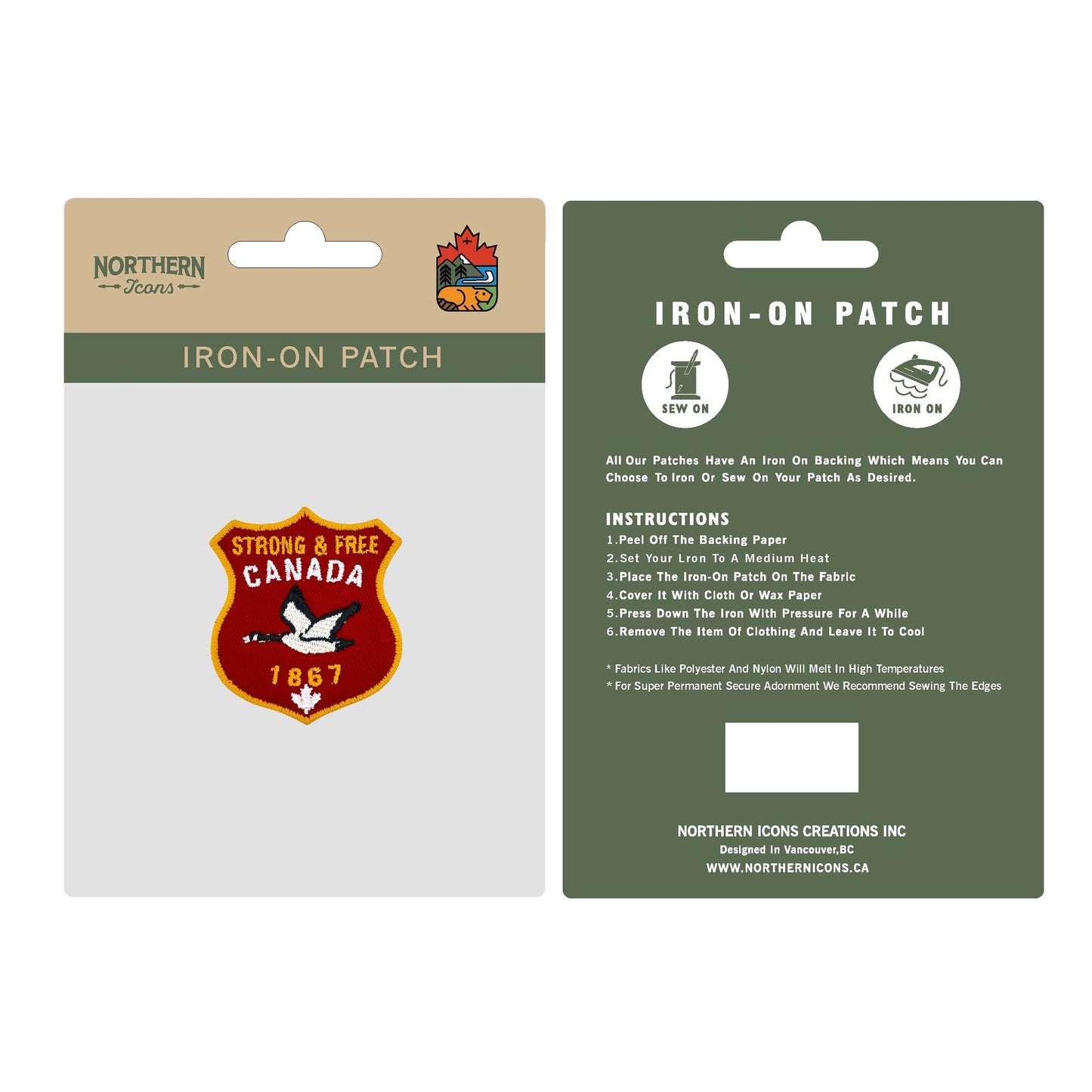 Iron On Patch Alberta Embroidered Provincial