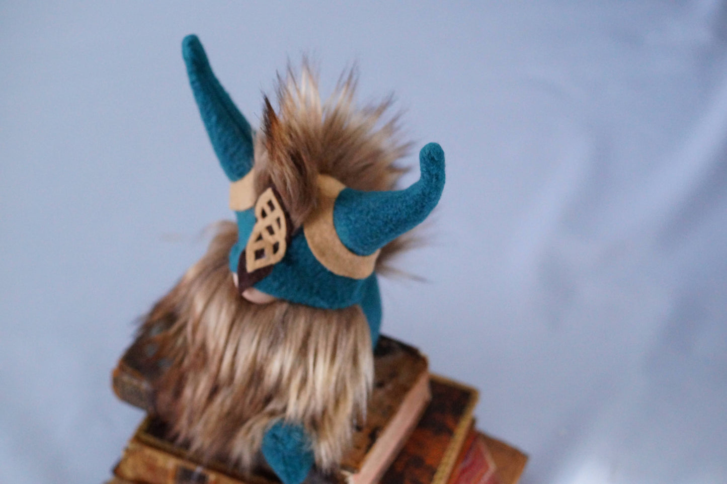 Gnomevillestudios - Viking Gnome- Blue with honey beard