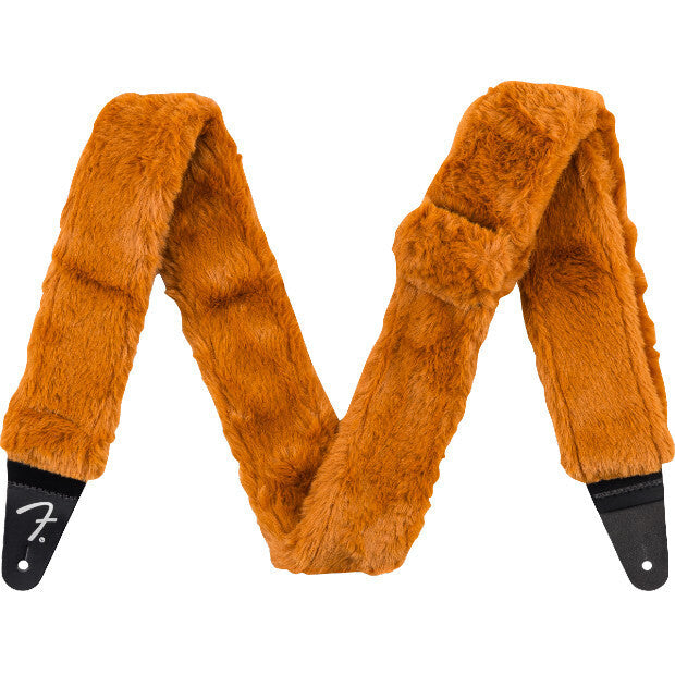 FENDER POODLE PLUSH STRAP BROWN