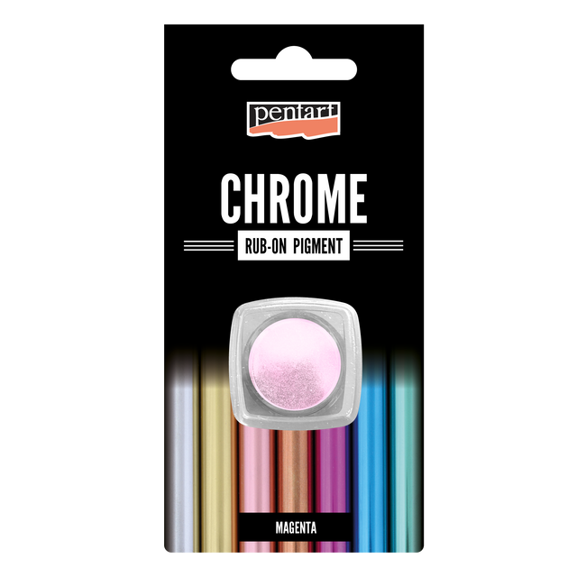 Pentart : Chrome Effect Rub-On Pigment 0.5g - Colour Variety