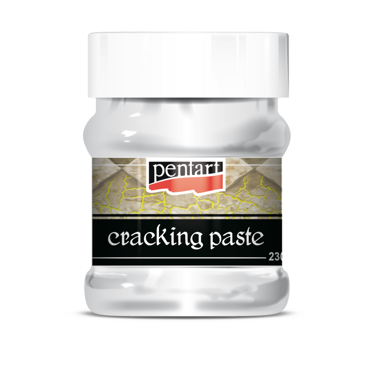Pentart - Cracking Paste - White 230 ml