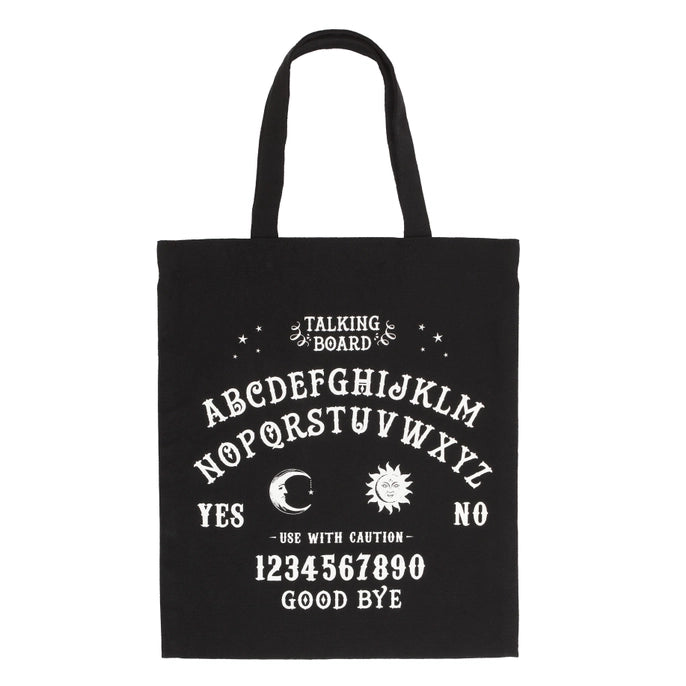 Black Gothic Ouija Talking Board Tote Bag