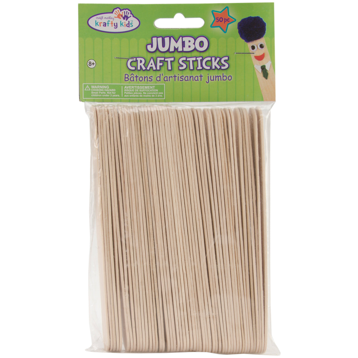 Jumbo Popsicle Sticks 50 pc