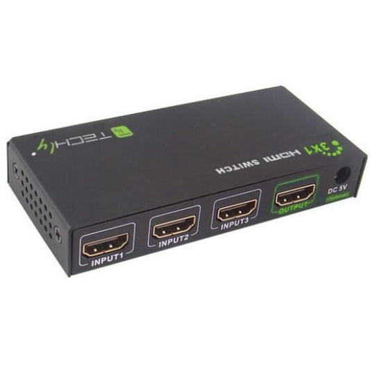 TECHLY 3 PORT 4K HDMI SWITCH