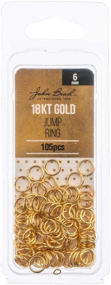 John Bead Jump Ring 6x.7mm 21 Guage 105/pkg