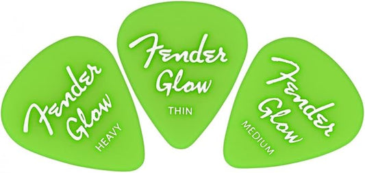FENDER GLOW IN THE DARK 12PIK PAK