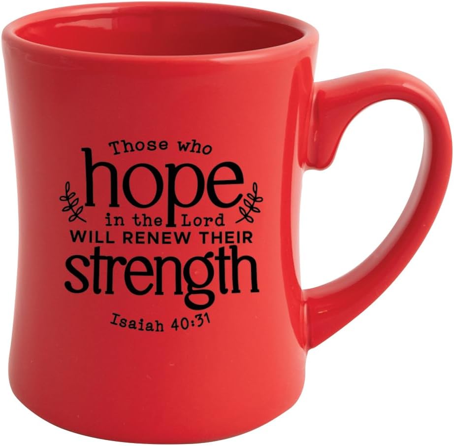 Mug - Hope in the Lord (Red)