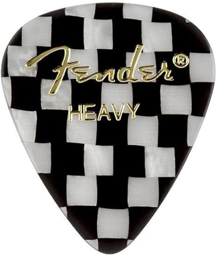 FENDER HEAVY CHECKER 12PAK PICKS