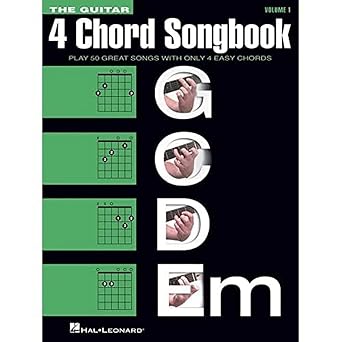 Hal leonard 4 chord songbook for guitar