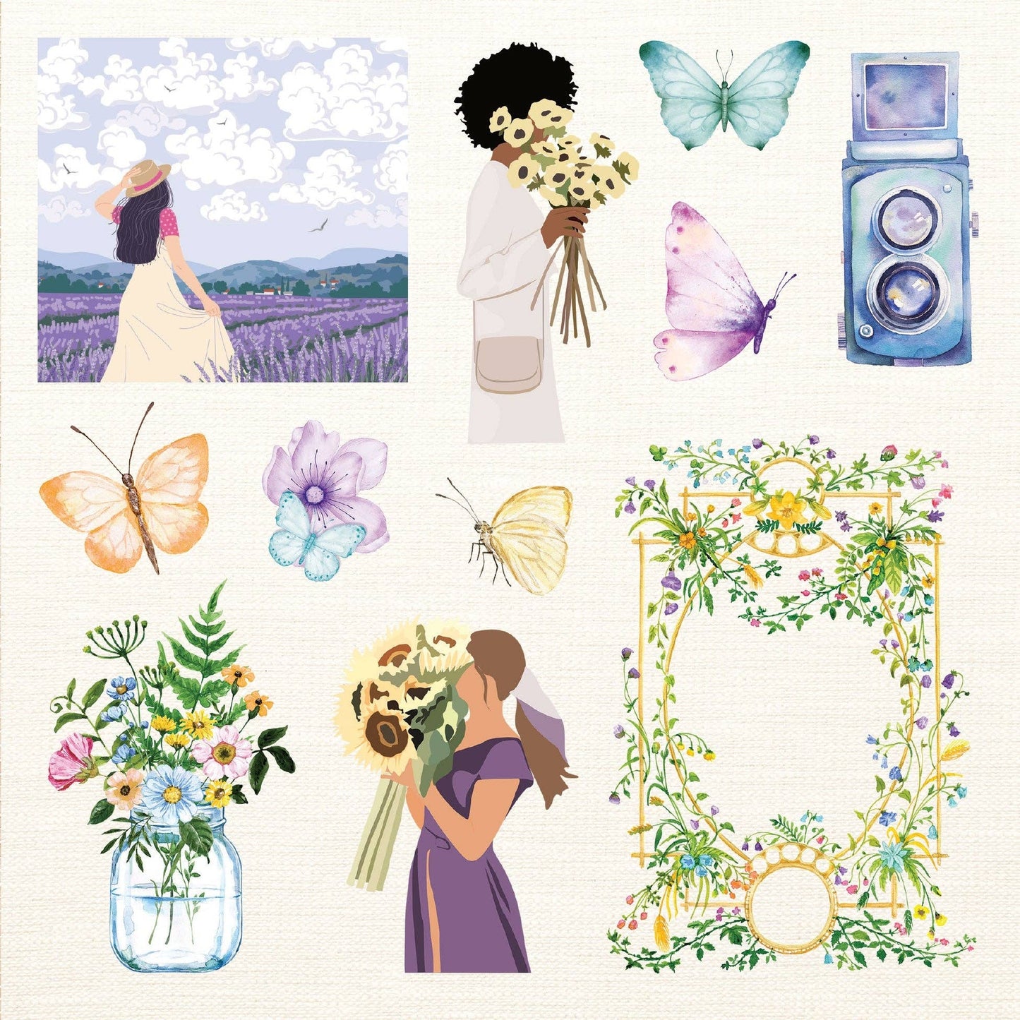 Boho Dreamss Sticker Book