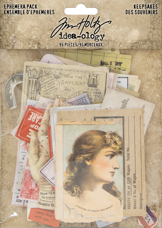 Tim Holtz Idea-ology Ephemera Pack Keepsakes