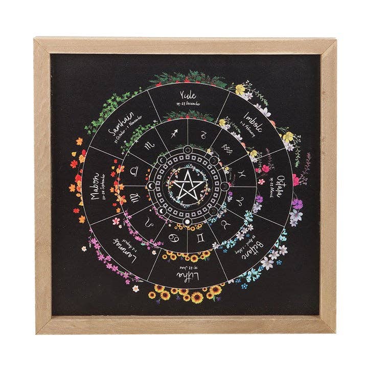 Something Different Wholesale Wheel of the Year Framed Wall Art Print
