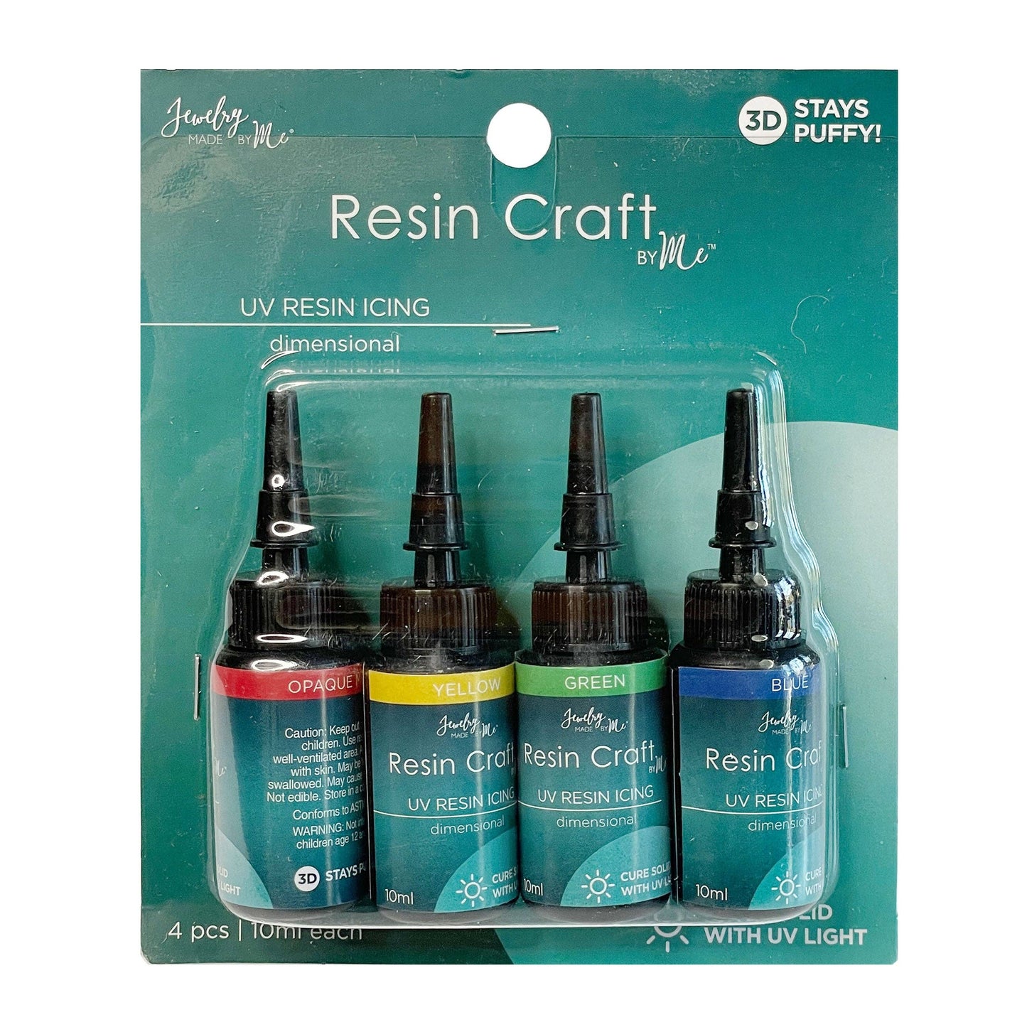 Jewelry Made by Me : Primary UV Resin Icing 10ml 4pc