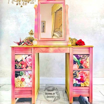 Hokus Pokus - Decor-Weave Decoupage - Royal Blooms 31.2x23.4"
