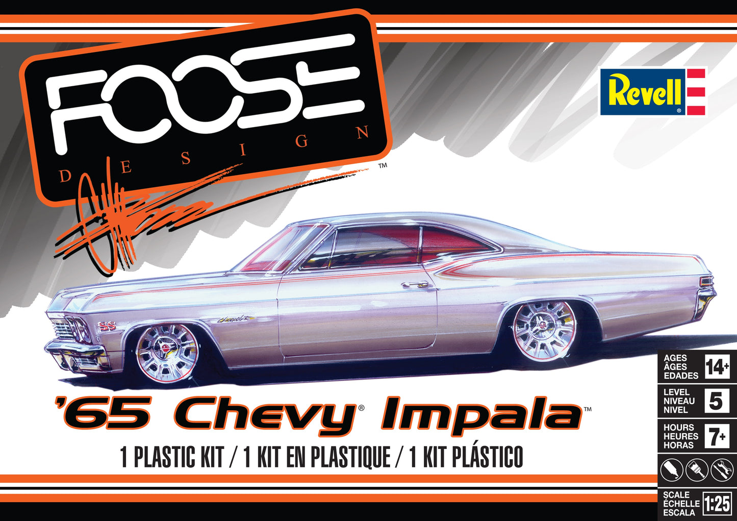 Revell : 1965 Chevy Impala 1:25 Plastic Miniature