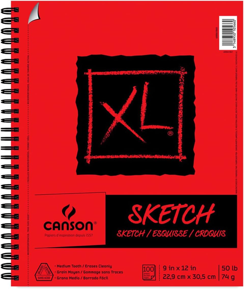 XL SKETCH PAD CANSON 9X12