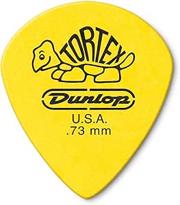 Dunlop jazz 111 xl 12 pack .73mm yellow tortex guitar picks