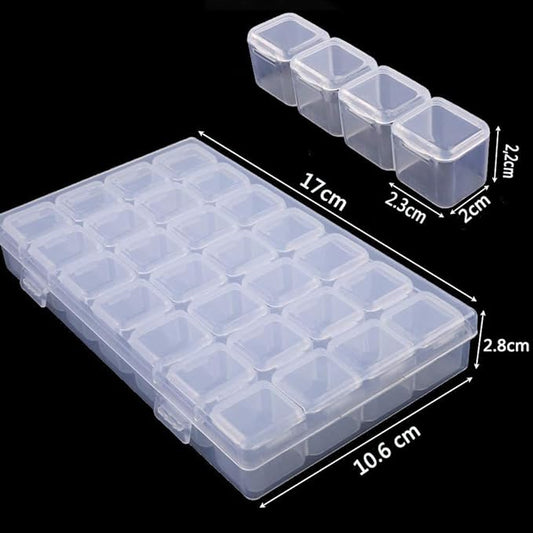 28 PC DIAMOND DOT STORAGE CONATINER