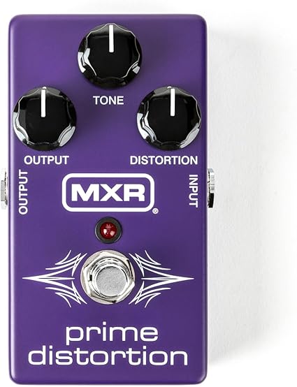 MXR - M69P PRIME DISTORTION PURPLEM, Distortion Pedal, Fully Analog Circuit, Dynamic Distortion, Output Tone Distortion Control, True Bypass Circuit